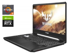 Игровой ноутбук Asus TUF Gaming FX505DV / 15.6" (1920x1080) IPS / AMD Ryzen 5 3550H (4 (8) ядра по 2.1 - 3.7 GHz) / 16 GB DDR4 / 512 GB SSD / nVidia GeForce RTX 2060, 6 GB GDDR6, 192-bit / WebCam / Win 10