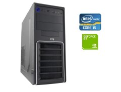 ПК Б-клас DTS TD-04 Tower / Intel Core i5-4570 (4 ядра по 3.2 - 3.6 GHz) / 8 GB DDR3 / 1000 GB HDD / nVidia GeForce GT 730, 2 GB DDR3, 64-bit / 400W / DVD-RW