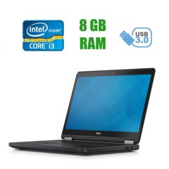 Телефон в подарок! Dell Latitude E5250 / 12.5" (1366*768) / Intel Core i3-5010U (2(4)ядра по 2.1GHz) / 8 GB DDR3 / 500 GB HDD / USB 3.0, HDMI, DP