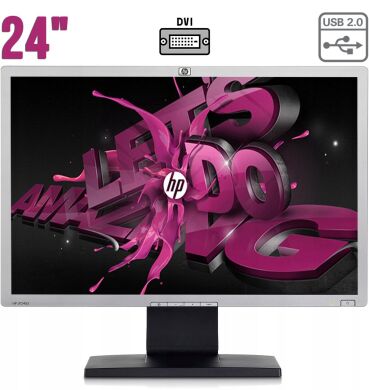 Монитор Б-класс HP LP2465 / 24" (1920x1200) TN / DVI, USB / VESA 100x100 Монитор Б-класс HP LP2465 / 24" (1920x1200) TN / DVI, USB / VESA 100x100