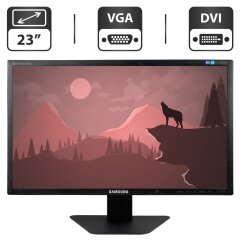 Монитор Б-класс Samsung SyncMaster 2343BW / 23" (2048x1152) TN / VGA, DVI / VESA 100x100 / Кабели (видео и питания) в комплекте