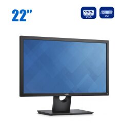 Монитор Dell E2213Hb / 22" (1920x1080) TN / VGA, DVI / VESA 100x100 + Кабель питания