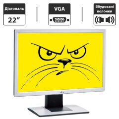 Монитор Fujitsu B22w-5 / 22" (1680x1050) TN / DVI, VGA / Встроенные колонки 2x 1.0W