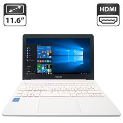 Нетбук Asus X207N / 11.6" (1366x768) TN / Intel Celeron N3350 (2 ядра по 1.1 - 2.4 GHz) / 2 GB DDR3 / 30 GB SSD / Intel HD Graphics 500 / WebCam