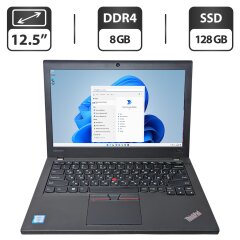 Нетбук Lenovo ThinkPad X260 / 12.5" (1366x768) TN / Intel Core i5-6300U (2 (4) ядра по 2.4 - 3.0 GHz) / 8 GB DDR4 / 128 GB SSD / Intel HD Graphics 520 / WebCam