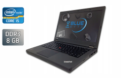 Ноутбук Б-класс Lenovo ThinkPad T440p / 14" (1366x768) TN / Intel Core i5-4200U (2 (4) ядра по 1.6 - 2.6 GHz) / 8 GB DDR3 / 240 GB SSD / Intel HD Graphics 4400 / WebCam / Windows 10