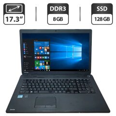 Ноутбук Toshiba Satellite C70-A-15G / 17.3" (1600x900) TN / Intel Core i3-3110M (2 (4) ядра по 2.4 GHz) / 8 GB DDR3 / 128 GB SSD / Intel HD Graphics 4000 / WebCam