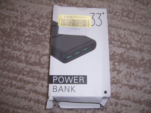 Новый Power Bank HX200Q5 / 33800 mAh / 15W / 5V/3A