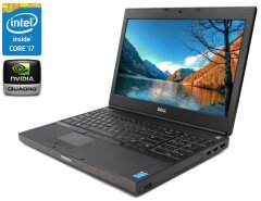 Мобильная рабочая станция Dell Precision M4800 / 15.6" (1920x1080) TN / Intel Core i7-4800MQ (4 (8) ядра по 2.7 - 3.7 GHz) / 16 GB DDR3 / 256 GB SSD / nVidia Quadro K2100M, 2 GB GDDR5, 128-bit / DVD-ROM / WebCam
