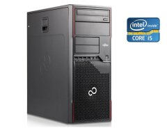 ПК Б-клас Fujitsu Celsius W410 Tower / Intel Core i5-2400 (4 ядра по 3.1 - 3.4 GHz) / 16 GB DDR3 / 120 GB SSD + 500 GB HDD / Intel HD Graphics 2000 / DVD-RW + USB-флешка 64 GB