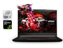 Игровой ноутбук MSI GF63 Thin 10SC / 15.6" (1920x1080) IPS / Intel Core i5-10500H (6 (12) ядер по 2.5 - 4.5 GHz) / 16 GB DDR4 / 128 GB SSD NVMe + 1000 GB HDD / nVidia GeForce GTX 1650 Max-Q, 4 GB GDDR6, 128-bit / WebCam