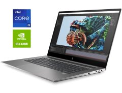 Мобильная рабочая станция Б-класс HP ZBook Studio 15 G8 / 15.6" (3840x2160) IPS / Intel Core i9-11900H (8 (16) ядер по 2.5 - 4.9 GHz) / 32 GB DDR4 / 1000 GB SSD NVMe / nVidia RTX A3000, 6 GB GDDR6, 192-bit / WebCam