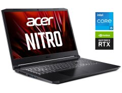 Игровой ноутбук Б-класс Acer Nitro 5 AN517-53 / 17.3" (1920x1080) IPS / Intel Core i5-11300H (4 (8) ядра по 2.6 - 4.4 GHz) / 16 GB DDR4 / 512 GB SSD M.2 / nVidia GeForce RTX 3050, 4 GB GDDR5, 128-bit / WebCam / Win 11 Home
