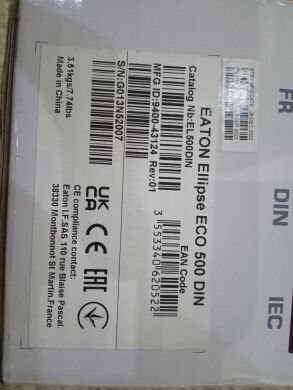 Новый ИБП Eaton Ellipse ECO 500 / 220-240 V / 500 V&middot;А / 300W / 4 выхода