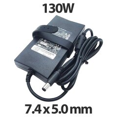 Блок питания для ноутбука Dell DA130PE1-00 / 130 W / 19.5 V / 6.7 A / 7.4 x 5.0 mm / Переходник