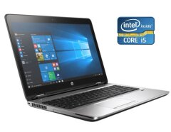 Ноутбук Б-класс HP ProBook 650 G3 / 15.6" (1920x1080) TN / Intel Core i5-7300U (2 (4) ядра по 2.6 - 3.5 GHz) / 8 GB DDR4 / 512 GB SSD / Intel HD Graphics 620 / DVD-ROM / WebCam / Win 10 Pro