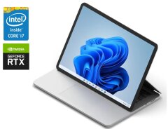 Игровой ноутбук-трансформер Microsoft SurFace Laptop Studio / 14.3" (2400x1600) IPS&nbsp;Touch / Intel Core i7-11370H (4 (8) ядра по 3.3 - 4.8 GHz) / 32 GB DDR4 / 1000 GB SSD / nVidia GeForce RTX 3050 Ti, 4 GB GDDR6, 128-bit / WebCam / Win 11 Pro