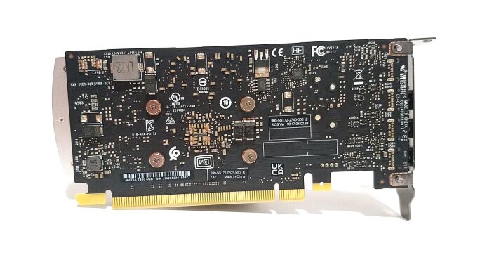 Дискретная видеокарта nVidia Quadro T400, 4 GB GDDR6, 64-bit / 3x miniDP / SFF