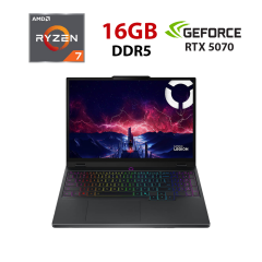 Игровой ноутбук Lenovo Legion 15AKP10 / 15.1" (2560x1600) OLED / Ryzen AI 7 350 (8 (16) ядер по 2.0 - 5.0 GHz) / 16 GB DDR5 / 960 GB SSD / nVidia GeForce RTX 5070, 8 GB GDDR7, 128-bit / WebCam