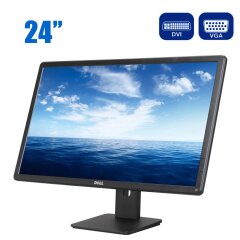 Монитор Dell E2414H / 24" (1920x1080) TN / DVI, VGA + Кабель питания