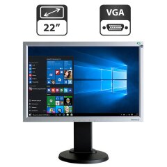 Монитор Terra 2230W / 22" (1680x1050) TN / VGA, DVI + Кабели (VGA и питания) в комплекте