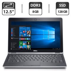 Нетбук Dell Latitude E6230 / 12.5" (1366x768) TN / Intel Core i5-3320M (2 (4) 2.6 - 3.3 GHz) / 8 GB DDR3 / 128 GB SSD / Intel HD Graphics 4000 / WebCam / VGA