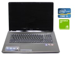Ноутбук Asus K73SJ / 17.3" (1600x900) TN / Intel Core i5-2430M (2 (4) ядра по 2.4 - 3.0 GHz) / 8 GB DDR3 / 240 GB SSD / nVidia GeForce GT 520M, 1 GB DDR3, 64-bit / WebCam / Win 10 Pro