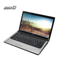 Ноутбук Б-класс Dell Studio 1555 / 15.6" (1366x768) TN / Intel Pentium T4200 (2 ядра по 2.0 GHz) / 4 GB DDR3 / 120 GB SSD / AMD Radeon HD 4500, 512 MB DDR3, 64-bit / WebCam / Без АКБ