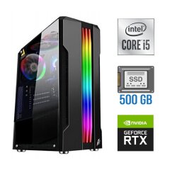 Новый игровой ПК / Intel Core i5-10400F (6 (12) ядер по 2.9 - 4.3 GHz) / 16 GB DDR4 / 500 GB SSD / nVidia GeForce RTX 4060, 8 GB GDDR6, 128-bit