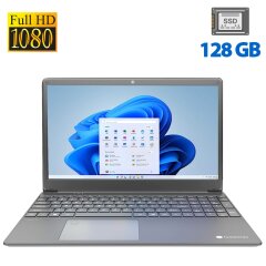 Новый ультрабук Gateway GTWNC31514-BK / 15.6" (1920x1080) IPS / Intel Core i3-1115G4 (2 (4) ядра по 4.1 GHz) / 4 GB DDR4 / 128 GB SSD / Intel UHD Graphics / WebCam / Windows 11 Home