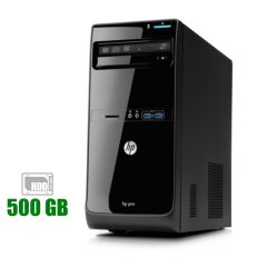 ПК HP Pro 3500 Tower / Intel Core i3-3240 (2 (4) ядра по 3.4 GHz) / 4 GB DDR3 / 500 GB HDD / Intel HD Graphics 2500